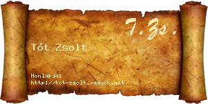 Tót Zsolt névjegykártya
